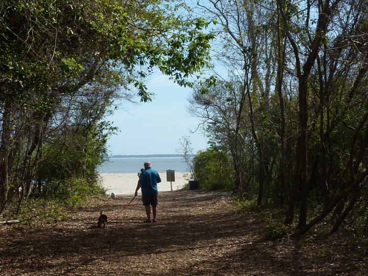 hidden beach swimming hole in south carolina