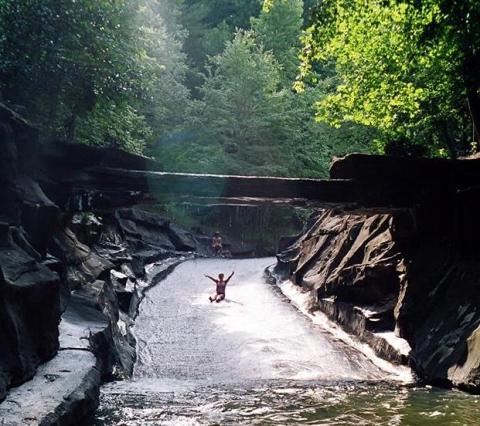 Rush Down A Rock Slide At Big Canoe, A Must-Visit Summer Destination In Georgia