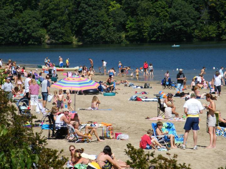 Laurel Hill State Park beach