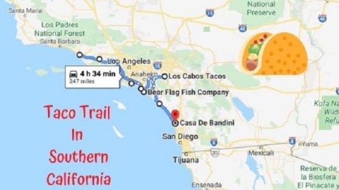 This Amazing Taco Trail In Southern California Takes You To 8 Tasty Restaurants