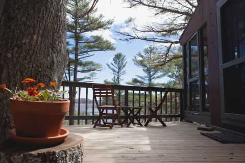 Sleep Underneath The Forest Canopy At This Epic Treehouse In Maine