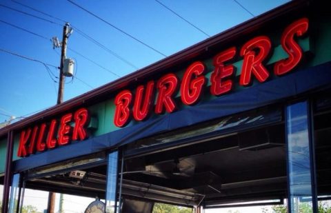 The Themed Restaurant In Georgia That Serves Up The Most Satisfying Burger You've Ever Had