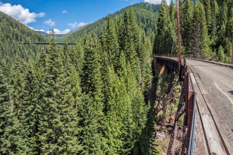 What Was Once A Railroad Is Now One Of The Most Awe-Inspiring Hiking Trails In Idaho