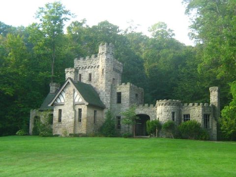 An Abandoned Castle Awaits Along The Loop Trail At North Chagrin Reservation In Ohio