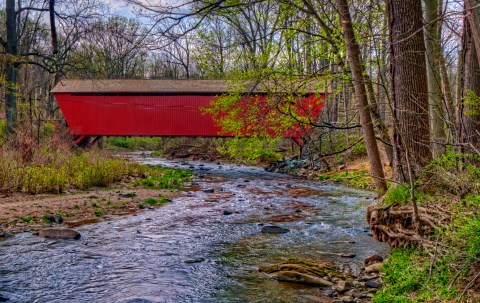 The Sinister Story Behind This Popular Maryland Covered Bridge Will Give You Chills