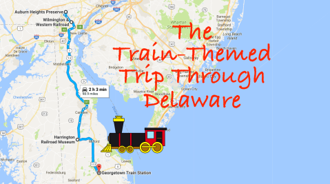 This Dreamy Train-Themed Trip Through Delaware Will Take You On The Journey Of A Lifetime