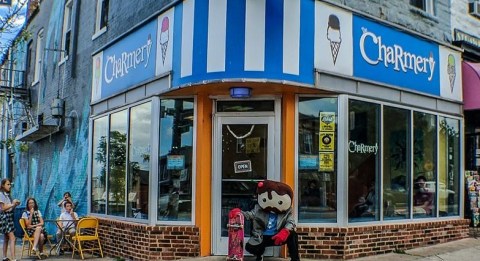 The Shop In Baltimore That Serves Homemade Ice Cream To Die For