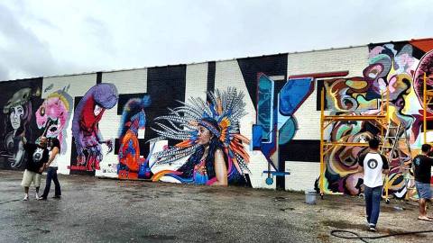 You Can't Miss This Epic 17-Mile Graffiti Festival In Texas