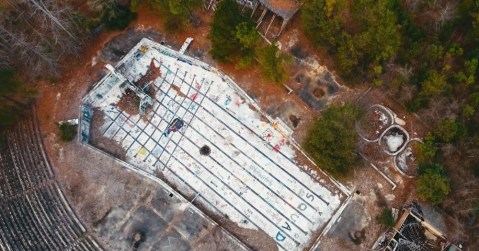 Staggering Drone Video Of An Abandoned Water Park Hiding In South Carolina