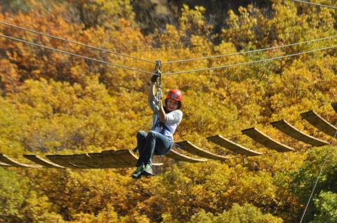 Take A Canopy Tour At Glenwood Canyon In Colorado To See The Fall Colors Like Never Before