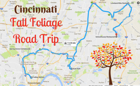 You'll Want To Take This Gorgeous Fall Foliage Road Trip Around Cincinnati This Year