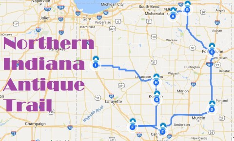 This Trail In Northern Indiana Will Take You To The Best Antique Stores In The State