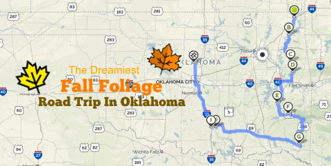 This Dreamy Road Trip Will Take You To The Best Fall Foliage In All Of Oklahoma