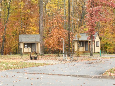 Spend The Night Under The Fall Foliage In This Amazing Campsite In Virginia