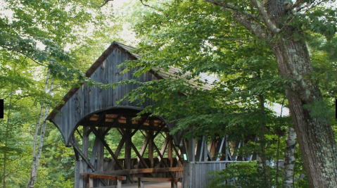 This Special Covered Bridge In Maine Is Worth A Day Trip