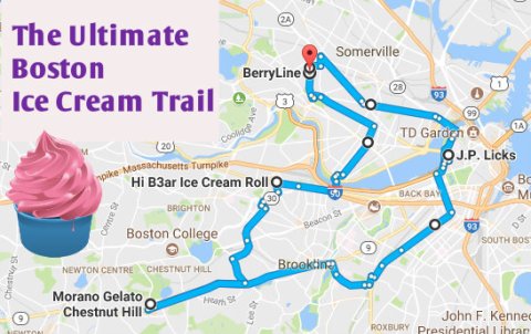 This Mouthwatering Ice Cream Trail In Boston Is All You've Ever Dreamed Of And More