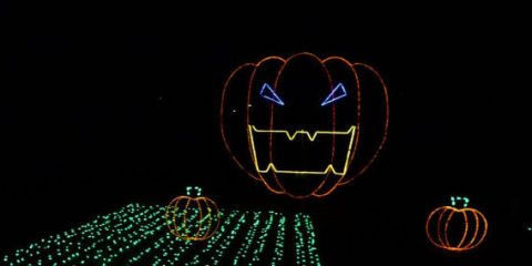 The Halloween Light Show In Alabama That's Enchantingly Spooky