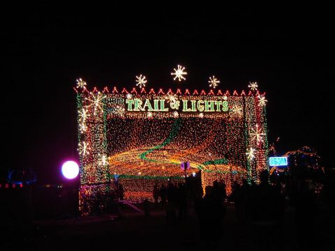 Take An Enchanting Winter Walk Through The Trail Of Lights In Texas