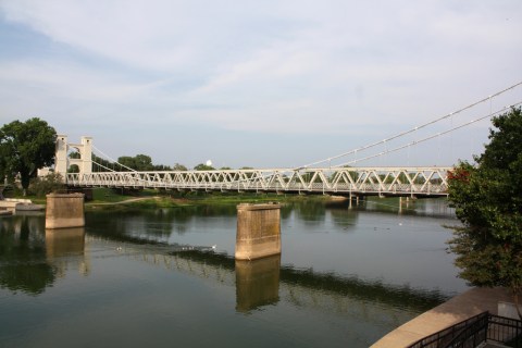 The Stomach-Dropping Suspended Bridge Walk You Can Only Find In Texas