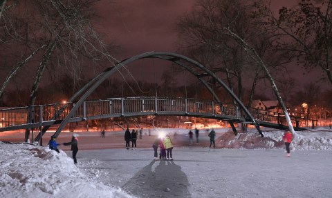 The Amazing Natural Ice Skating Rink In Wisconsin You'll Want To Visit