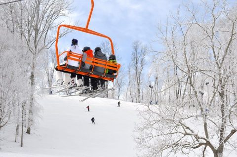 The One Spot Near Cincinnati Where There's Snow All Winter Long