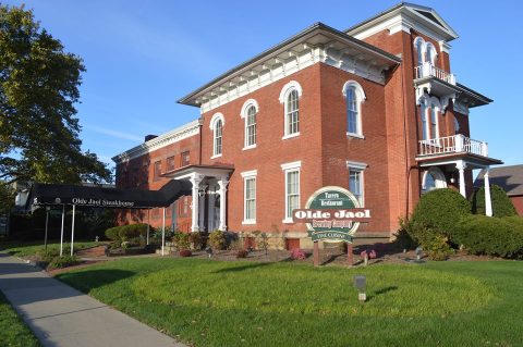 Devour Delicious Dinners Inside A Historic Jail At Olde Jaol Steakhouse In Ohio