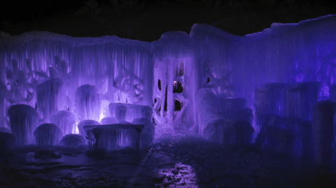 The One Staggering Ice Castle In Idaho You Need To See To Believe