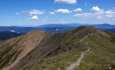 The Sangre de Cristo Mountains In New Mexico Take You Above The World