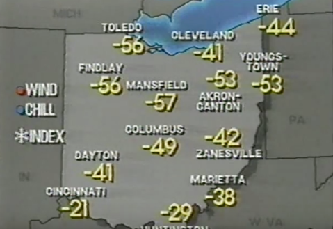 In 1994, Ohio Plunged Into An Arctic Freeze That Makes This Year's Winter Look Downright Mild