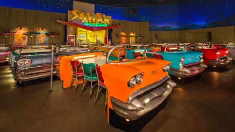 A Fun And Retro Restaurant In Florida, The Sci-Fi Dine In Theater Is Fun For The Whole Family