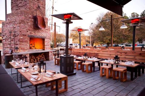 The Outdoor Dining Experience In Georgia Where You Can Feast Fireside