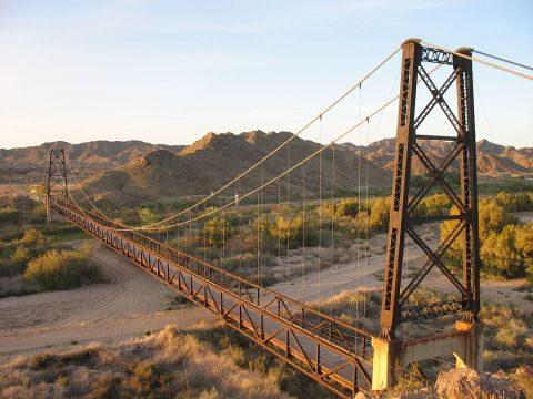 Most People Don’t Know The Story Behind Arizona’s Abandoned Bridge To Nowhere