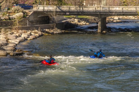 Most People Don’t Know There’s a Kayak Park Hiding In Nevada