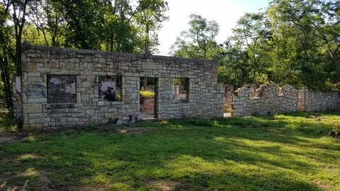 The Unique Trail In Kansas That Leads You To The Ruins Of An Old Dairy Farm