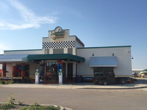 You'll Love This Biker-Themed Restaurant In South Dakota With Positively Enormous Burgers