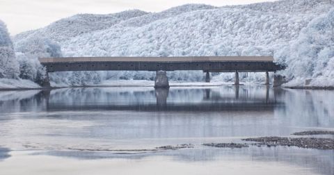 You Can Cross Over 20 Different Covered Bridges Along This Scenic Route In Vermont