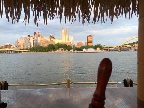 A Trip To This Floating Tiki Bar In Pittsburgh Is The Ultimate Way To Spend A Summer's Day