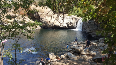 You'll Want To Spend All Day At This Waterfall-Fed Pool In Northern California