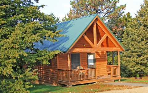 This Log Cabin Campground In Kansas May Just Be Your New Favorite Destination