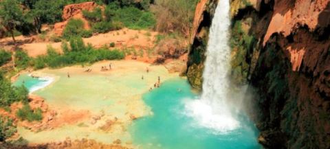 This Hidden Lagoon Is Home To Some Of The Bluest Water In The U.S.