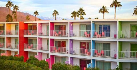 You'll Never Forget A Stay At This Rainbow-Themed Hotel In America