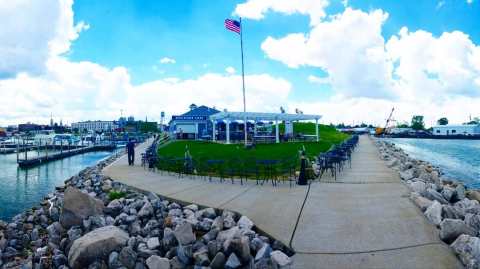 Watch Boats Come In At This Charming Dockside Restaurant In Ohio