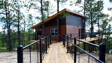 Sleep Underneath The Forest Canopy At This Epic Treehouse In Wyoming