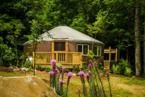 Stay In This Unparalleled North Carolina Yurt For A Night Of Pure Magic