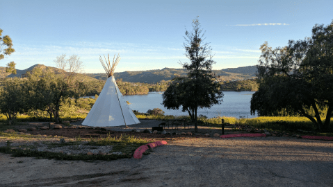 Spend The Night In A Teepee At This Unique Campground In Southern California