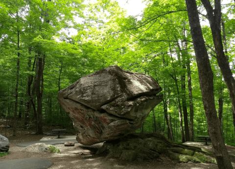 This Gigantic Floating Rock In Massachusetts Is Too Weird For Words