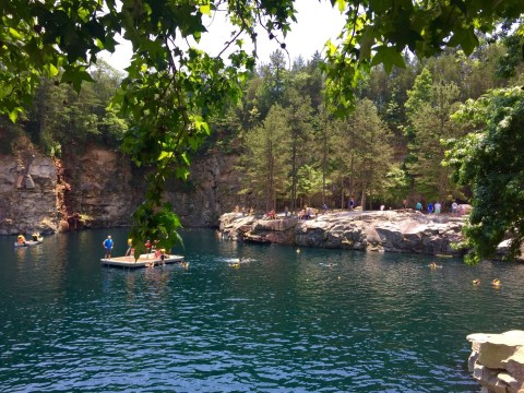 You’ll Want To Spend All Day At This Waterfall-Fed Pool In North Carolina