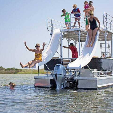 Rent A Slide Boat On This Lake In Oklahoma For A Summer Adventure To Remember