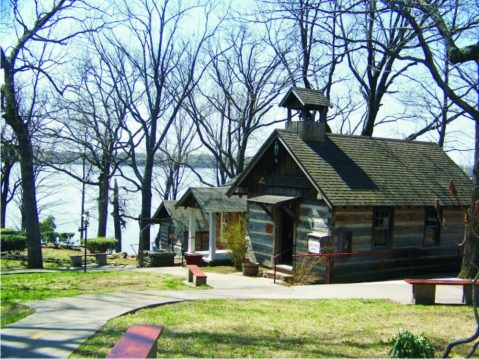 A Day Trip To This Lakeside Village In Oklahoma Will Take You Back In Time