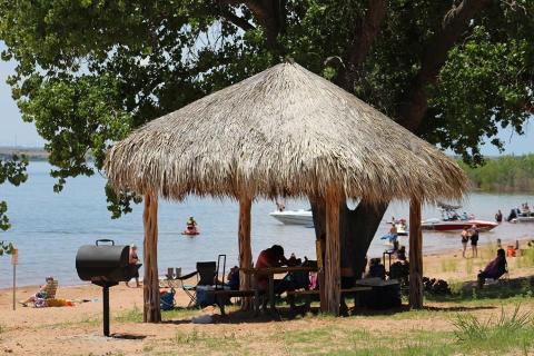 Spend The Day On This Sandy Beach For A Lake Experience Unlike Any Other In Oklahoma